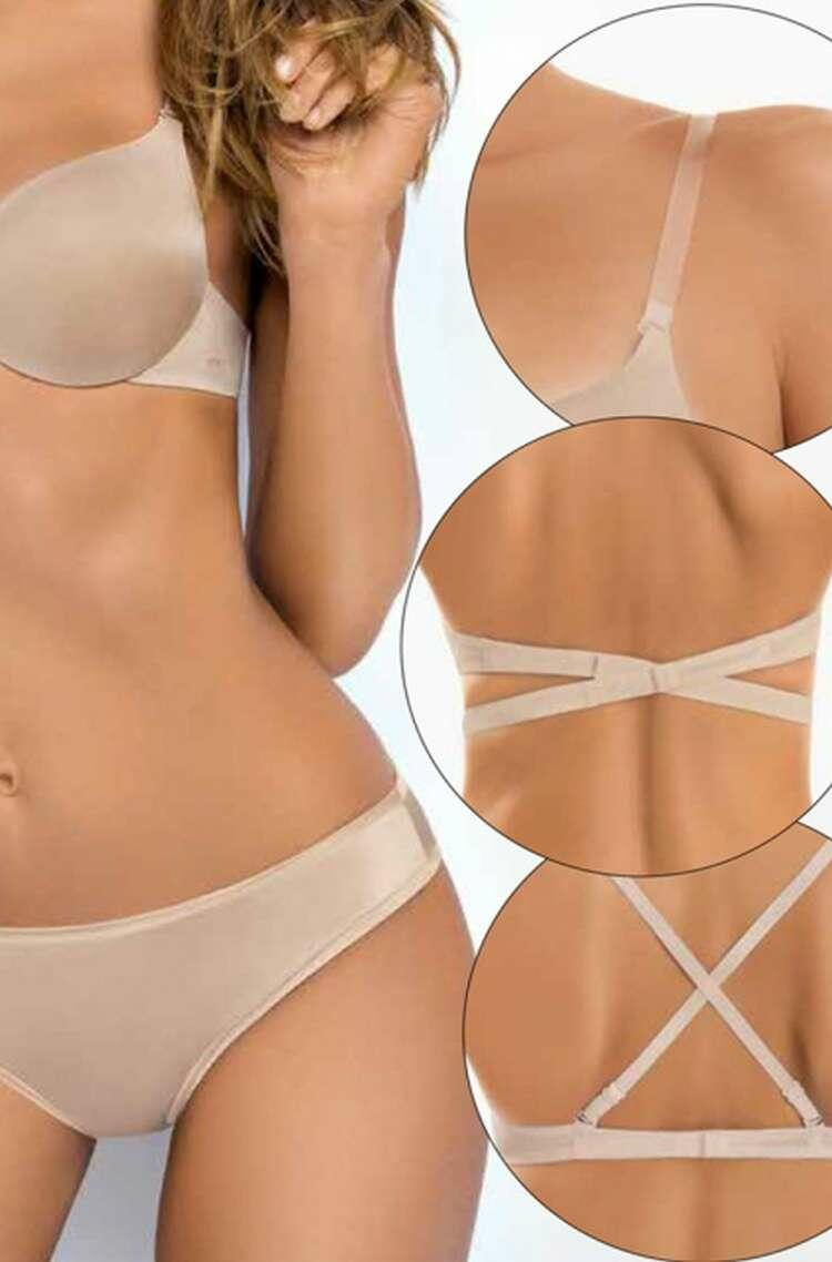 SIèLEI Reggiseno multifunzione ferretto invisibile coppa C Art. 1590