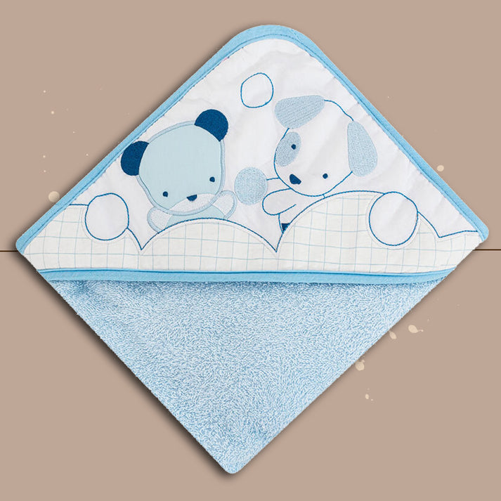 ELLEPI  Accappatoio Triangolo Neonato in spugna - Cassaniti