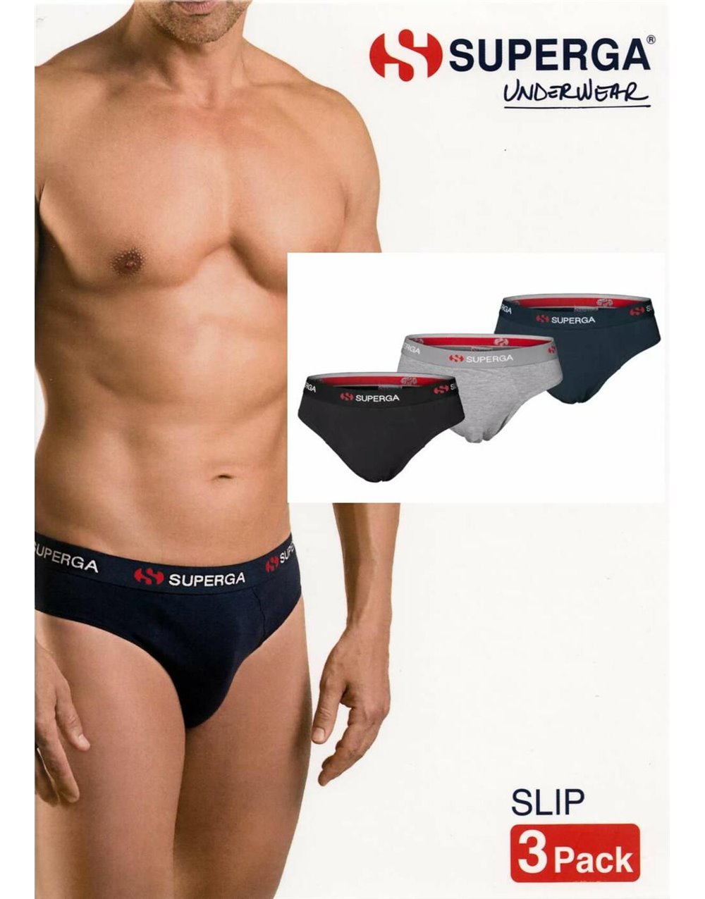 SUPERGA 6 Slip Uomo in Cotone Elasticizzato Art. 326