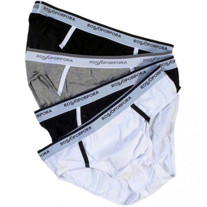 ROSSOPORPORA 6/12 Slip uomo cotone elasticizzato Art.460 - Cassaniti