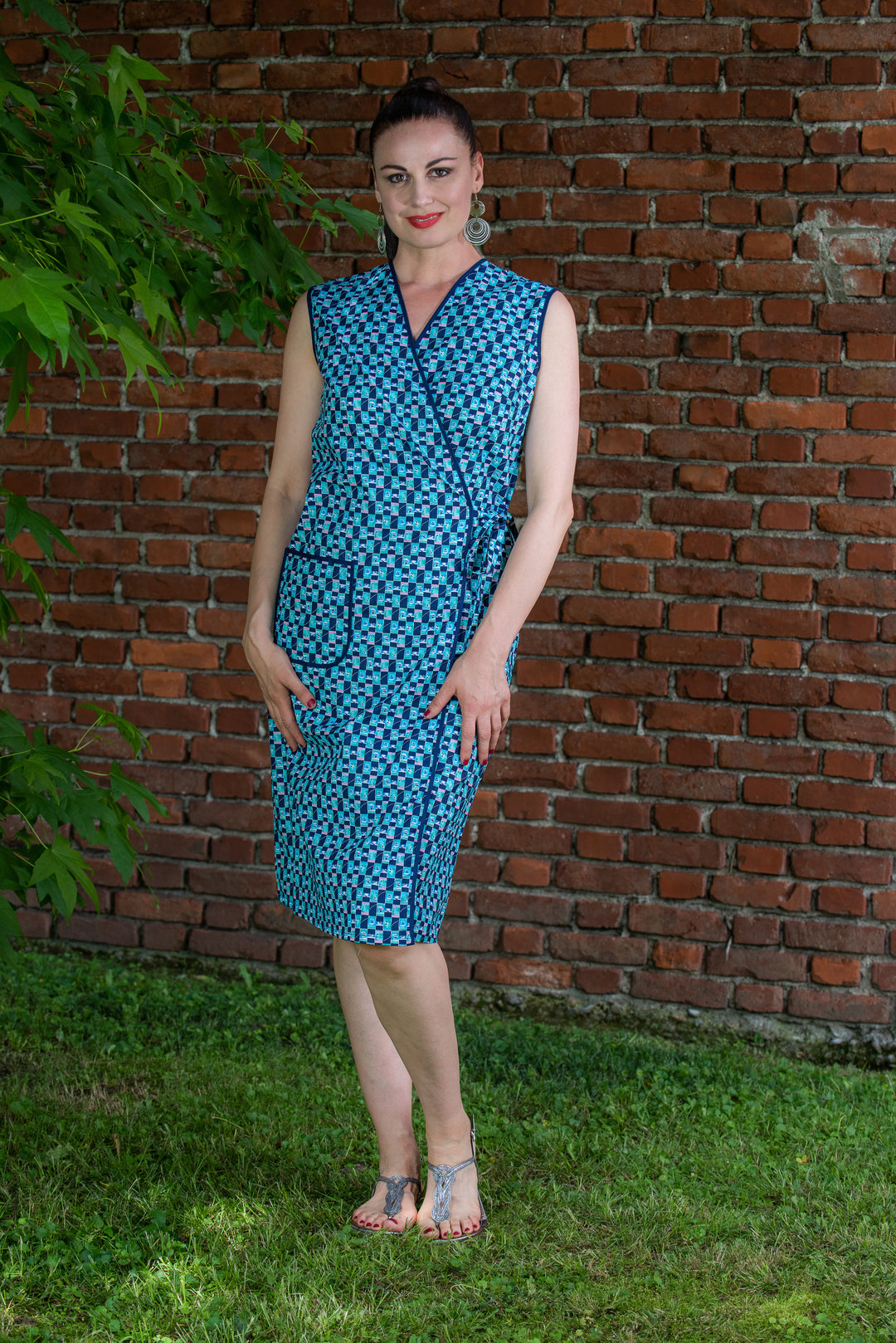 EMMESSE Copriabito Donna Incrociato a Spalla Larga Art. 0405