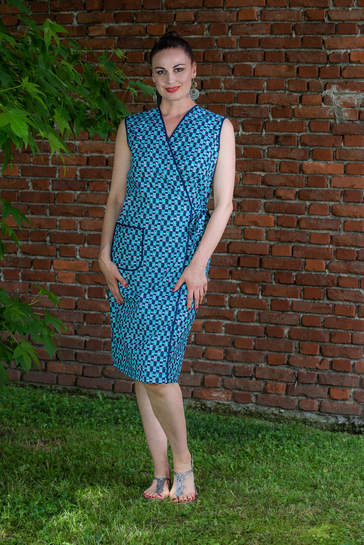 EMMESSE Copriabito Donna Incrociato a Spalla Larga Art. 0405