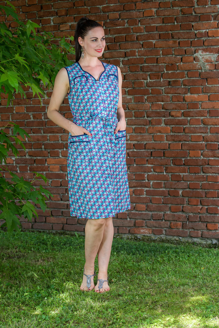 AERTRE Grembiule Copriabito Donna Lungo Senza Maniche Art. 1396