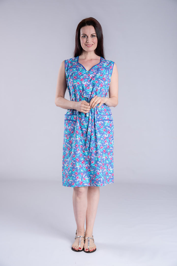 AERTRE Grembiule Copriabito Donna Lungo Senza Maniche Art. 1396