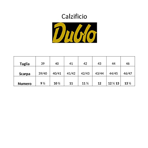 DUBLO Calzino Corto 335 Uomo Canaletto Con Treccine