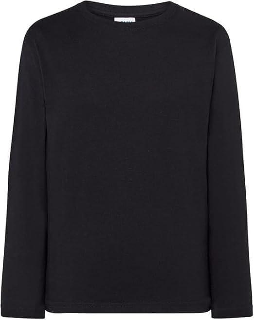 JHK T-Shirt Manica Lunga Bambino/a Girocollo 100% Cotone