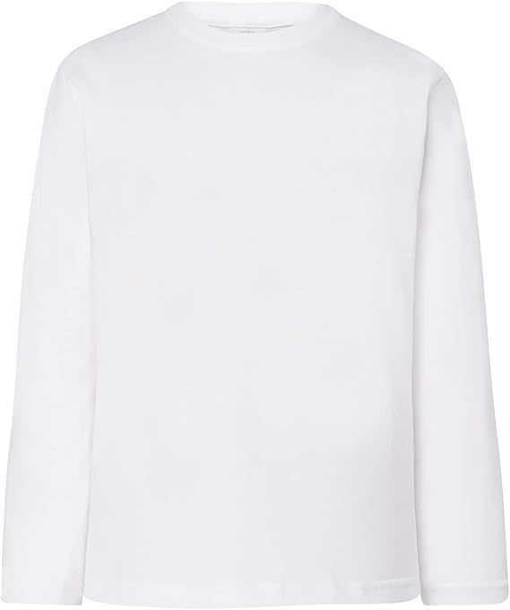 JHK T-Shirt Manica Lunga Bambino/a Girocollo 100% Cotone