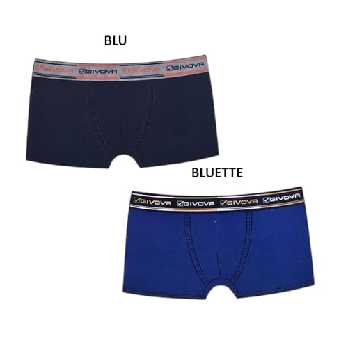 GIVOVA Boxer Uomo 6 Pz Cotone Bielastico Vari Assortimenti