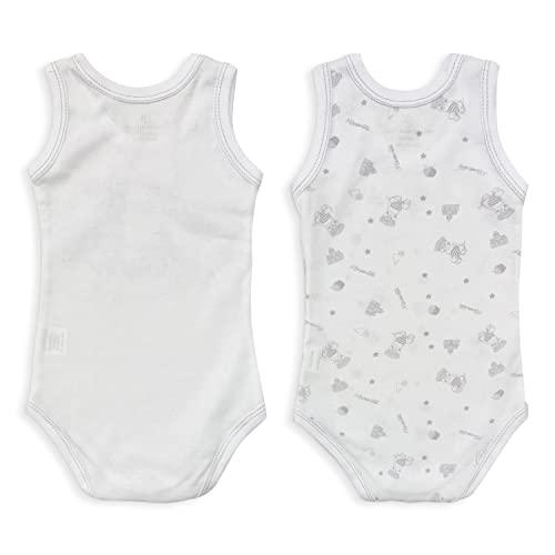 NAZARENO GABRIELLI 2 Body americano neonato in cotone giromanica - Cassaniti