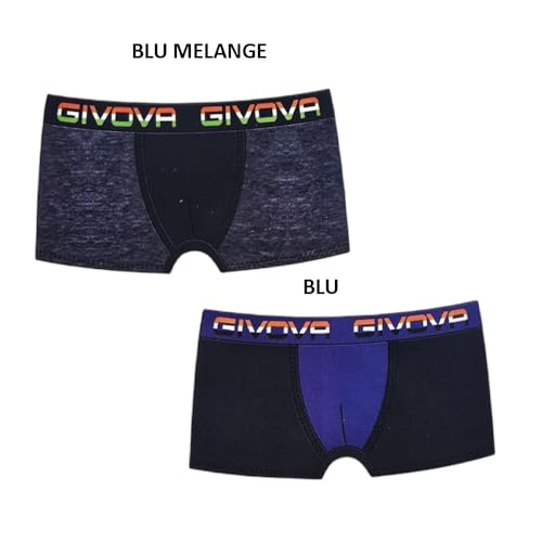 GIVOVA Boxer Uomo 6 Pz Cotone Bielastico Vari Assortimenti