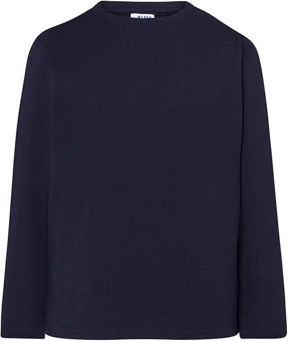 JHK T-Shirt Manica Lunga Bambino/a Girocollo 100% Cotone