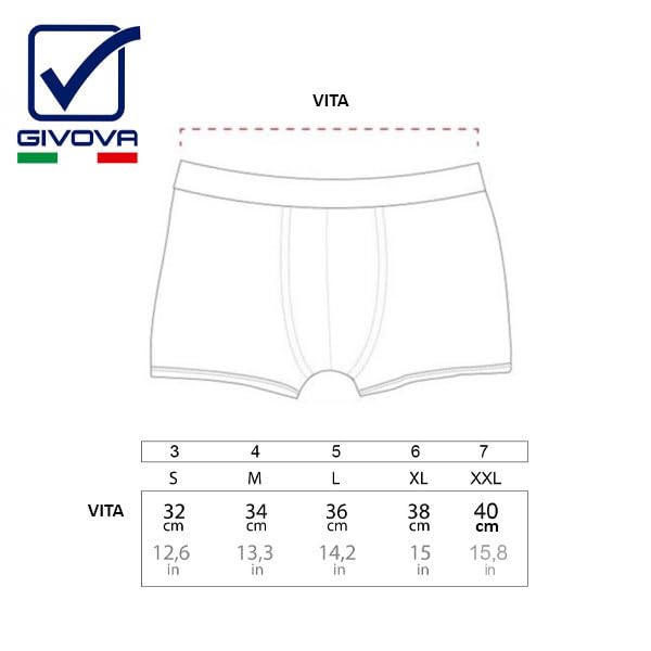 GIVOVA Boxer Uomo 6 Pz Cotone Bielastico Vari Assortimenti