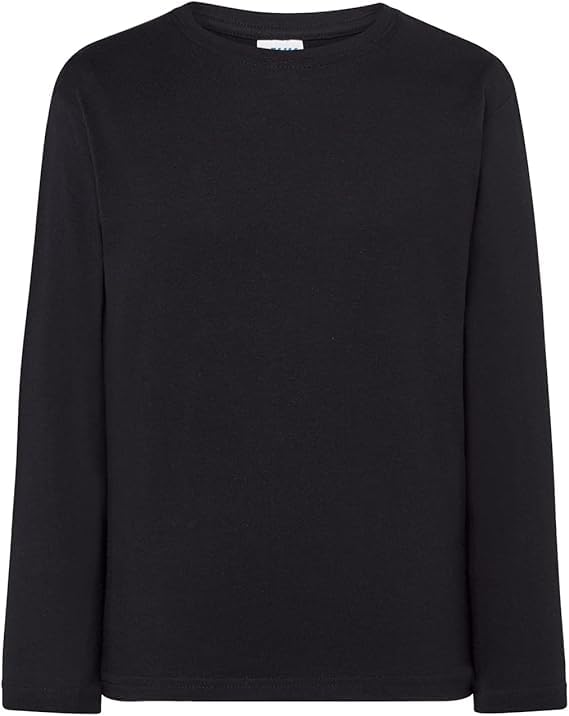 JHK T-Shirt Manica Lunga Bambino/a Girocollo 100% Cotone