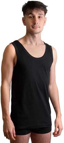 LIABEL 3 Vogatore Uomo Spalla Larga 100% Cotone Art. 03828/223