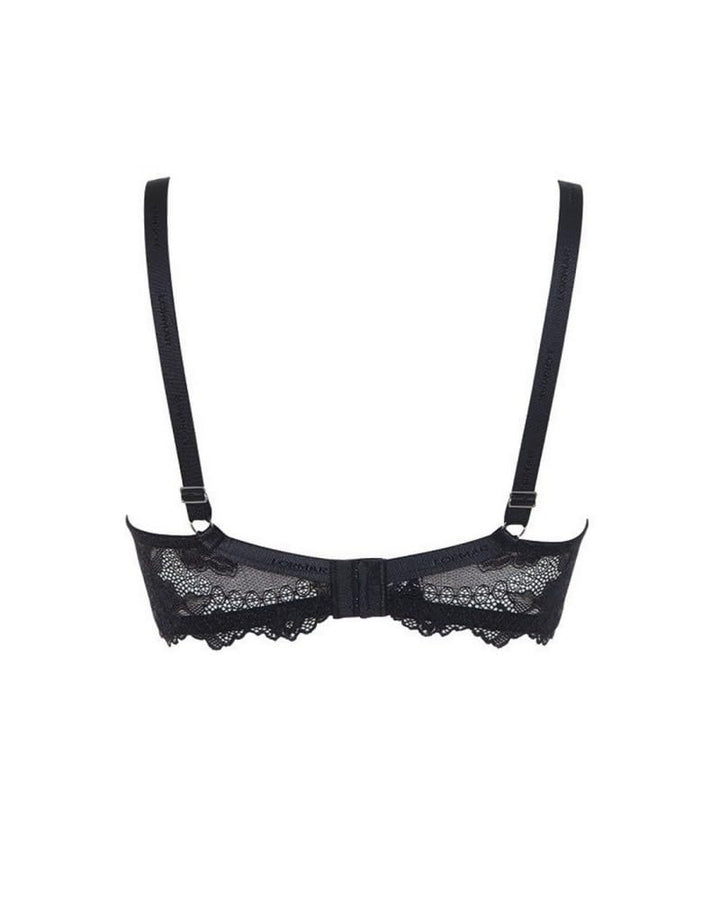 LORMAR Reggiseno Donna Favoloso Balconcino in Pizzo con Ferretto - Coppa C