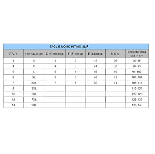 CAGI 6 Slip Alto Mutanda in 100% Cotone Costina Bianco Art. 1200