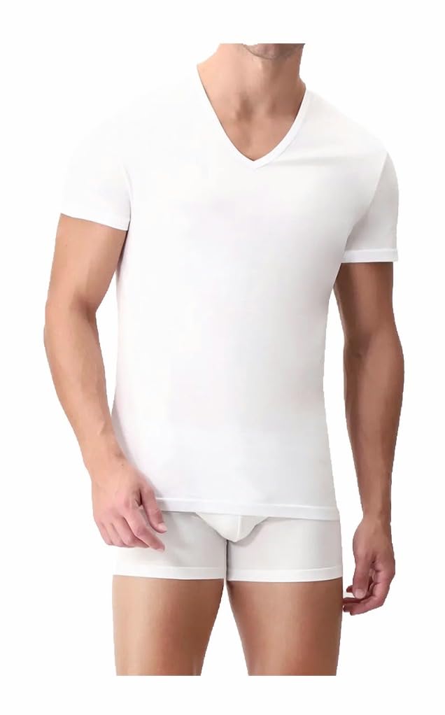 LIABEL 3 Maglie Scollo V Uomo in Cotone Pettinato Art. 03828/1053