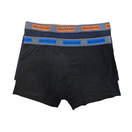 GIVOVA Boxer Uomo 6 Pz Cotone Bielastico Vari Assortimenti
