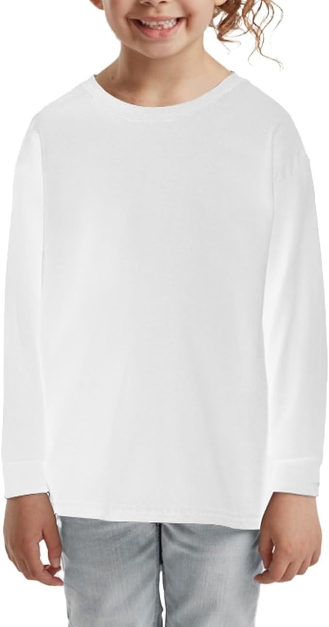 JHK T-Shirt Manica Lunga Bambino/a Girocollo 100% Cotone