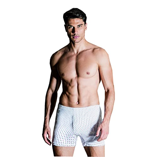 NOTTINGHAM 6 Boxer uomo cotone apertura con bottoni art. BX665-BX665X - Cassaniti