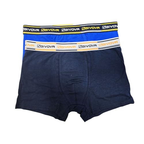 GIVOVA Boxer Uomo 6 Pz Cotone Bielastico Vari Assortimenti