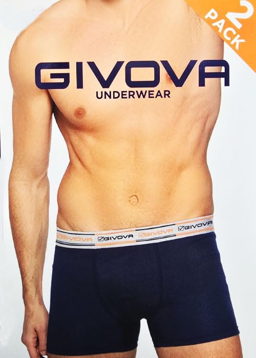 GIVOVA Boxer Uomo 6 Pz Cotone Bielastico Vari Assortimenti
