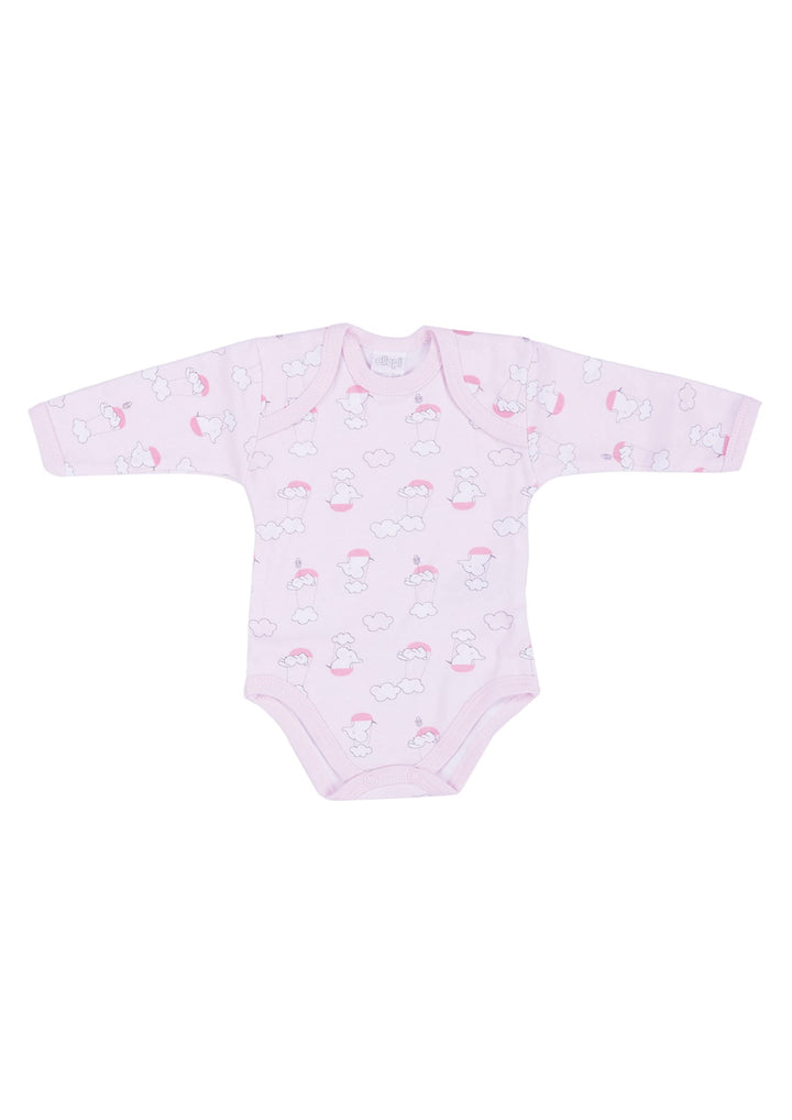 ELLEPI Body Manica Lunga Caldo Cotone Garzato Pesante Neonato Americano Confezione 2 Pz - Cassaniti