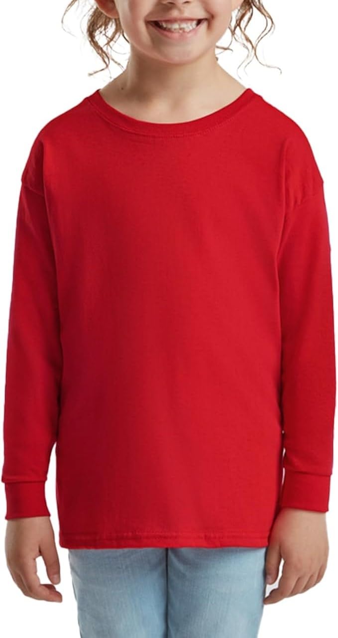 JHK T-Shirt Manica Lunga Bambino/a Girocollo 100% Cotone