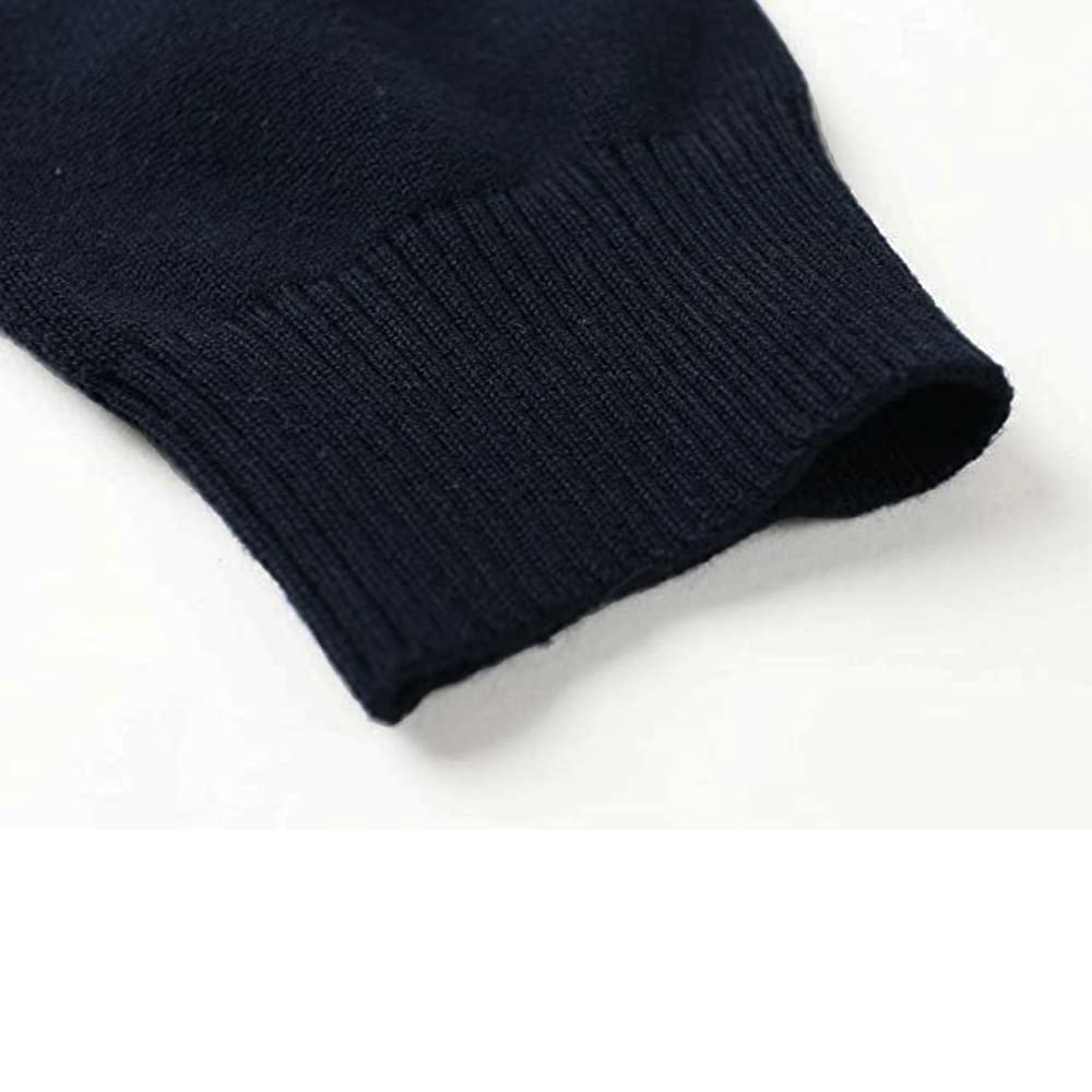 LES TOP Maglia Manica Lunga blu da Bambino/a con collo a Punta