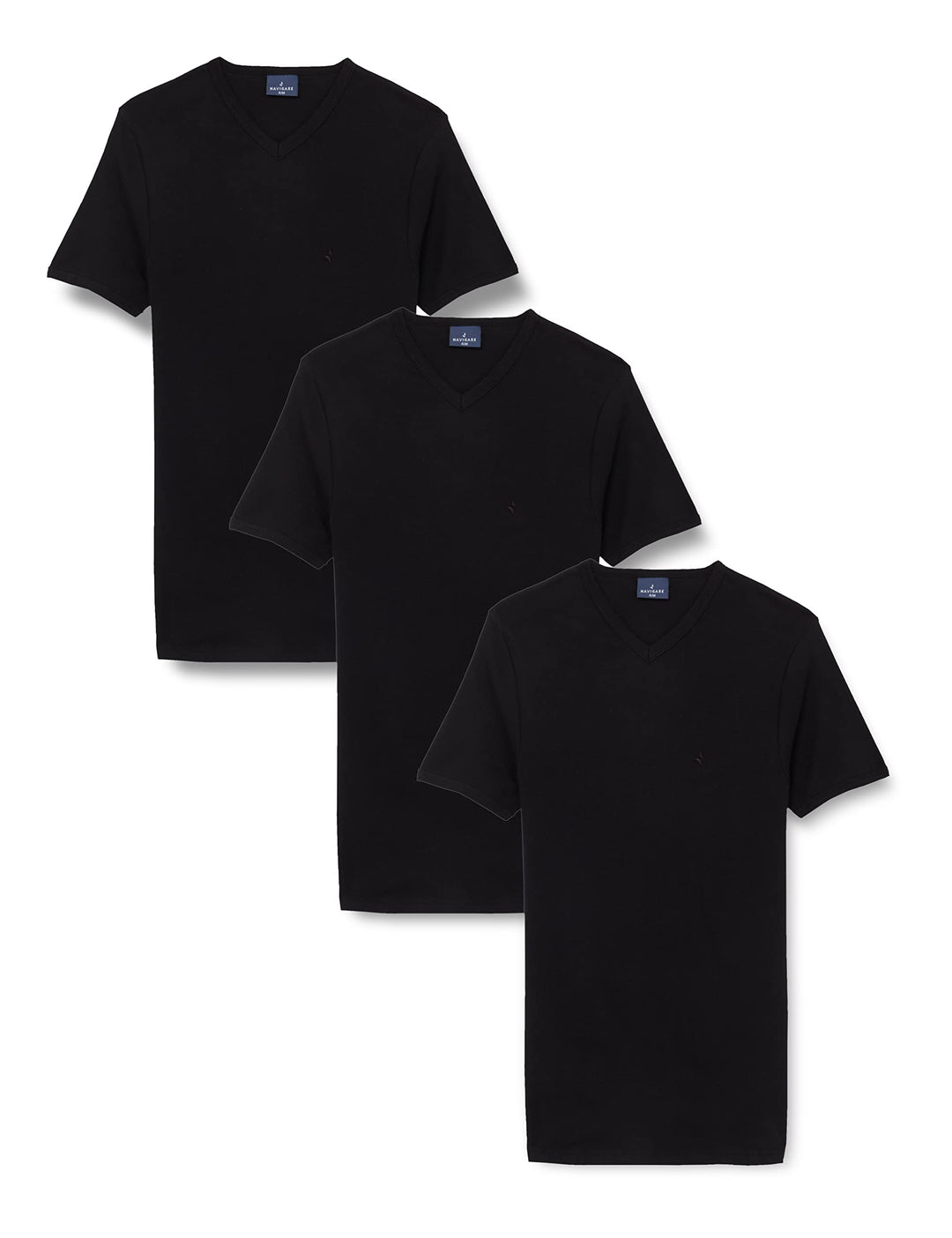 NAVIGARE 3 T-shirt uomo scollo a V caldo cotone art. 112 - Cassaniti