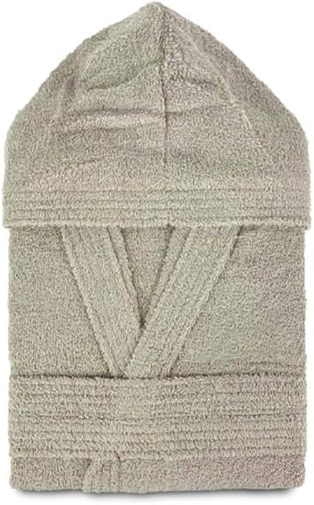 KUVEE Accappatoio 100% Spugna 380 gr Calibrato Uomo Donna Con Cappuccio