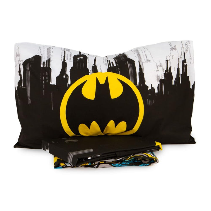 DISNEY-MARVEL Completo lenzuola, set 3 pezzi, sotto con angoli, sopra, federa, 100% Cotone