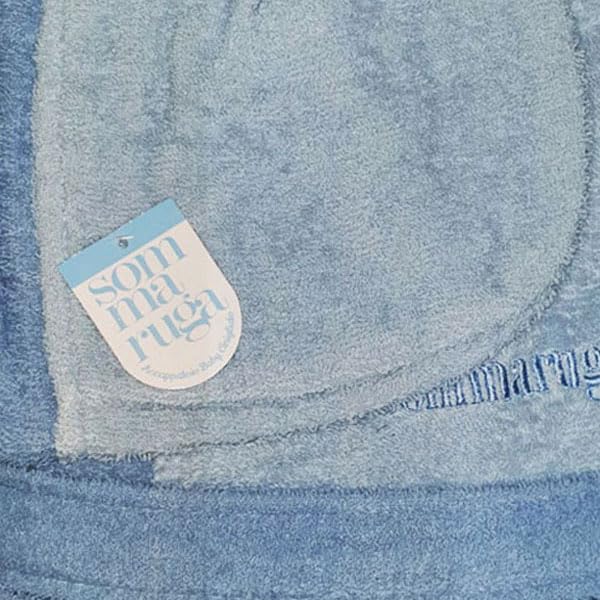 SOMMARUGA Accappatoio Bimbo- Bimba in spugna di cotone