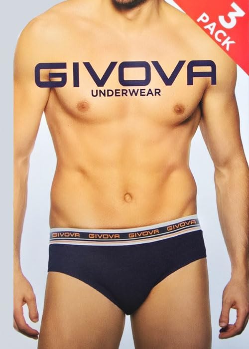 GIVOVA Slip Uomo 6 Pz Cotone Bielastico Assortiti