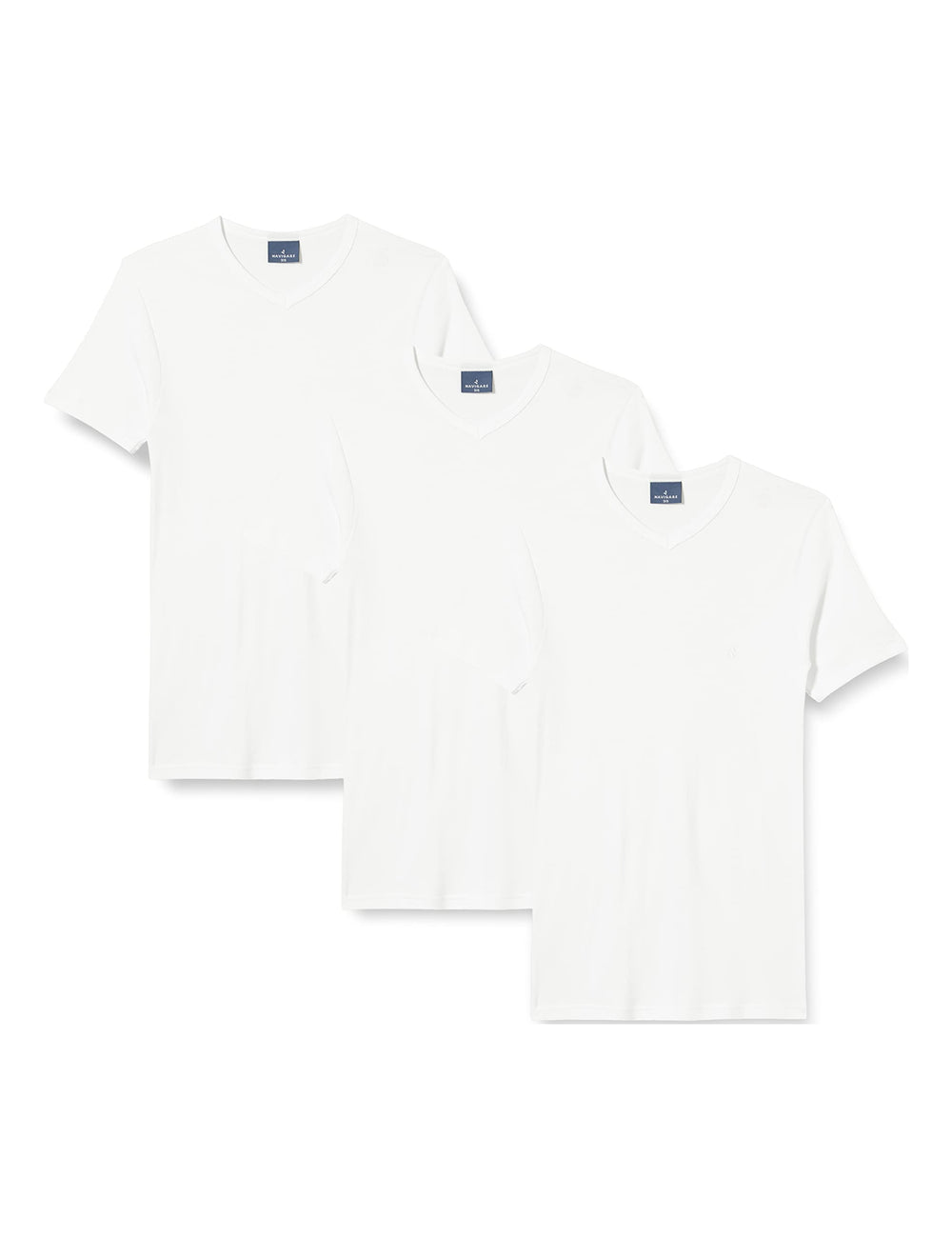 NAVIGARE 3 T-shirt uomo scollo a V caldo cotone art. 112 - Cassaniti