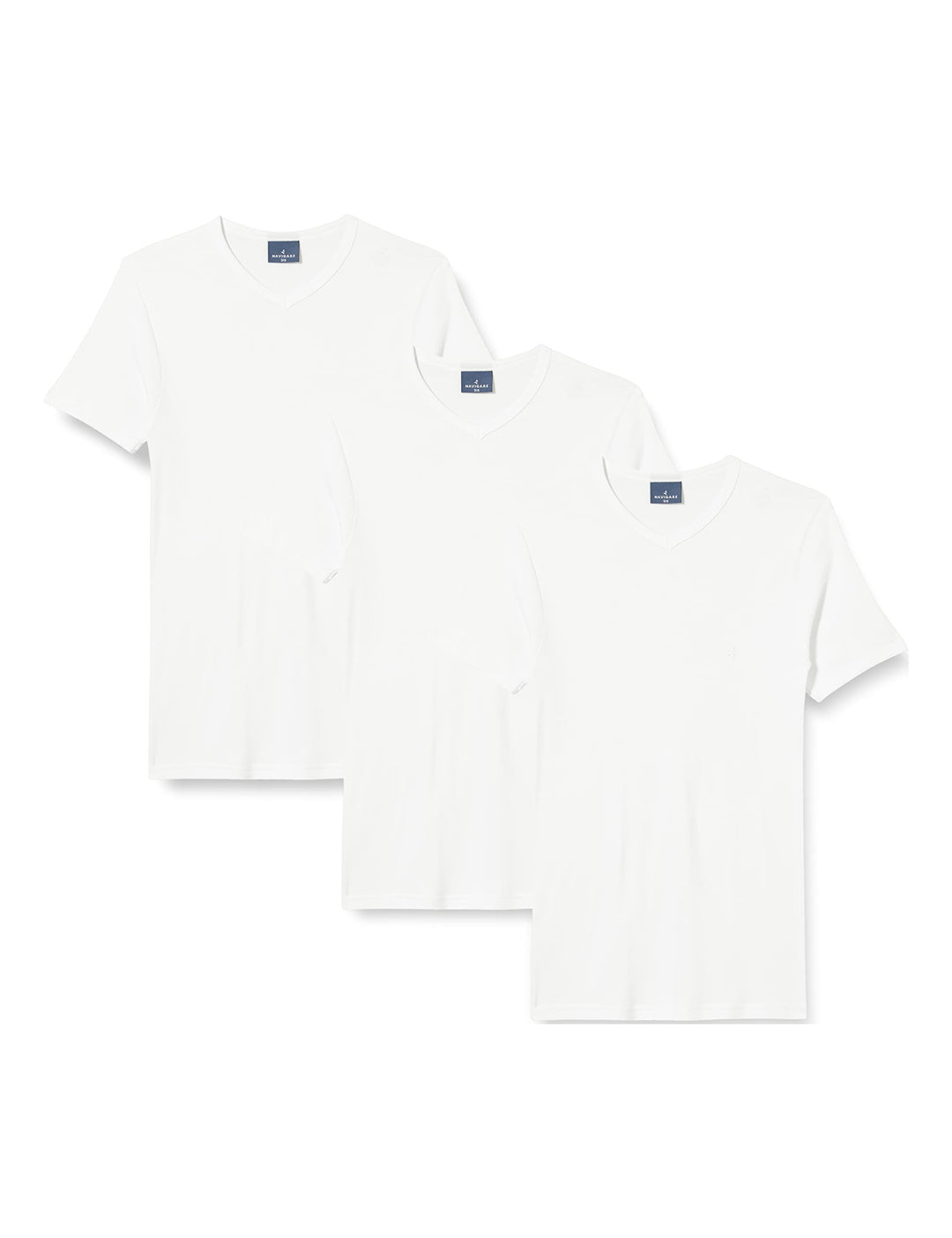 NAVIGARE 3 T-shirt uomo scollo a V caldo cotone art. 112 - Cassaniti