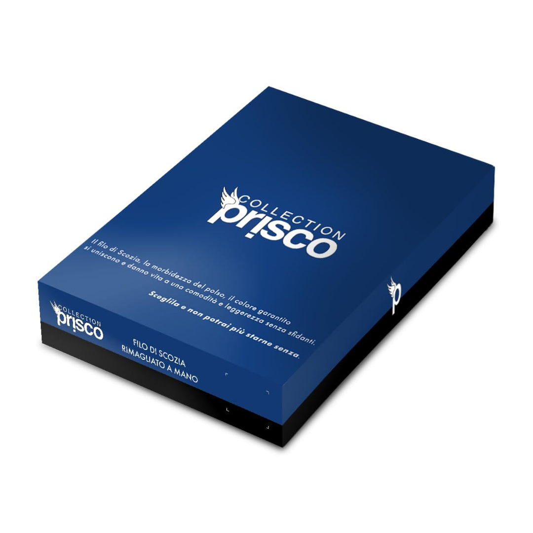 PRISCO Calzettone uomo sanitario filo scozia a coste - Cassaniti