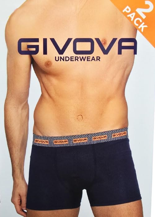 GIVOVA Boxer Uomo 6 Pz Cotone Bielastico Vari Assortimenti