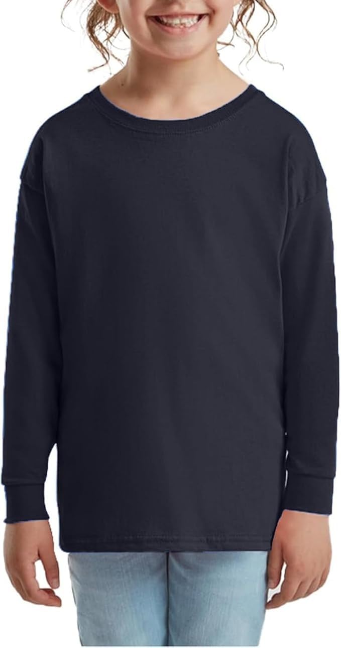 JHK T-Shirt Manica Lunga Bambino/a Girocollo 100% Cotone