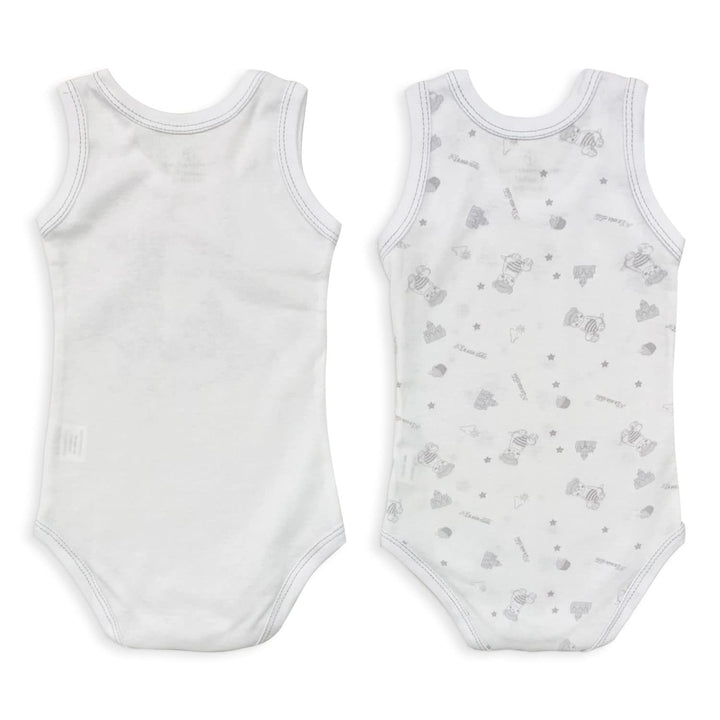 NAZARENO GABRIELLI 2 Body americano neonato in cotone giromanica - Cassaniti