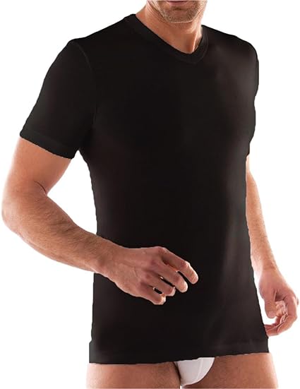 LIABEL 3 Maglie Scollo V Uomo in Cotone Pettinato Art. 03828/1053