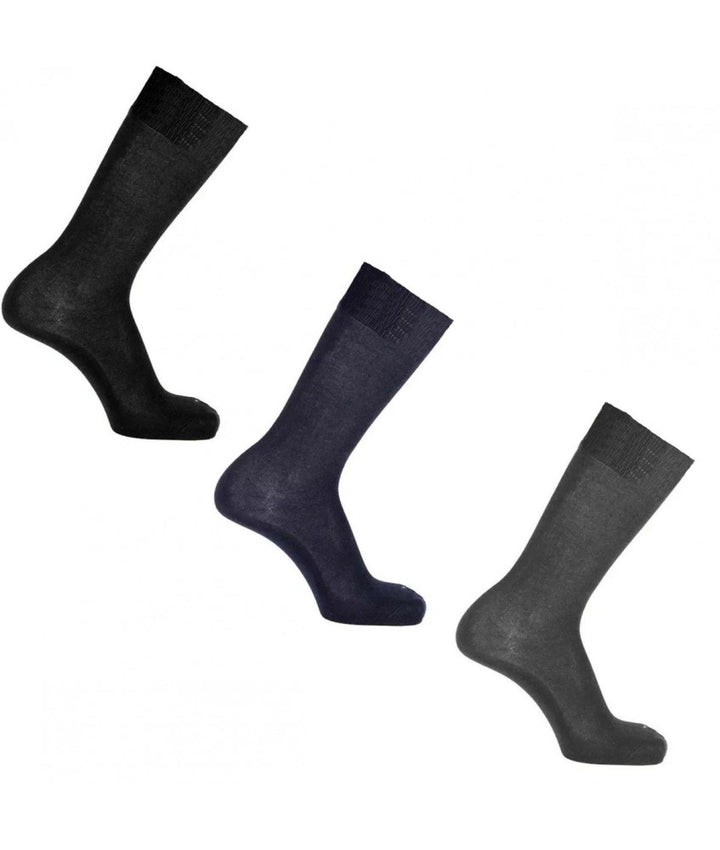 ROSSI 6 Calzini uomo corto 100% cotone rimagliato a mano art. 4910 - Cassaniti