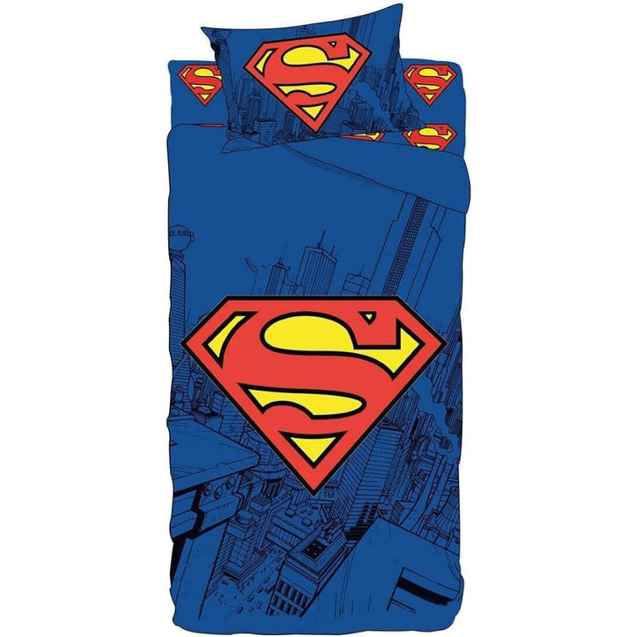 DISNEY-MARVEL Completo lenzuola, set 3 pezzi, sotto con angoli, sopra, federa, 100% Cotone