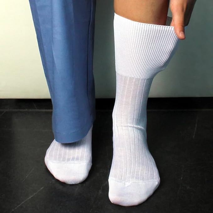 PRISCO Calzettone uomo sanitario filo scozia a coste - Cassaniti