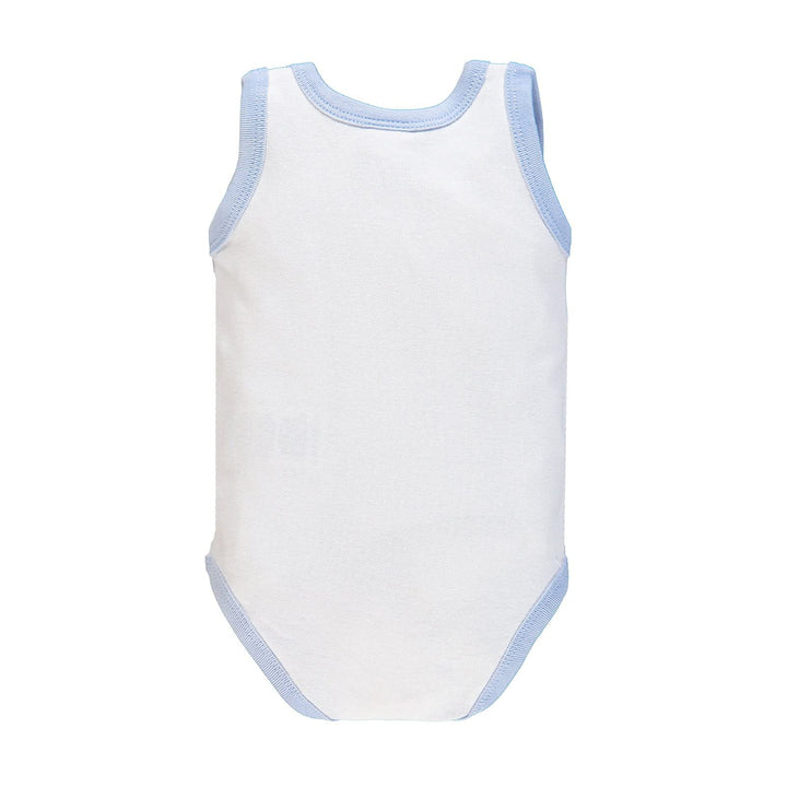 ELLEPI Body Spalla Larga Neonato Senza Maniche 100% Cotone, Confezione 2 Pz - Cassaniti