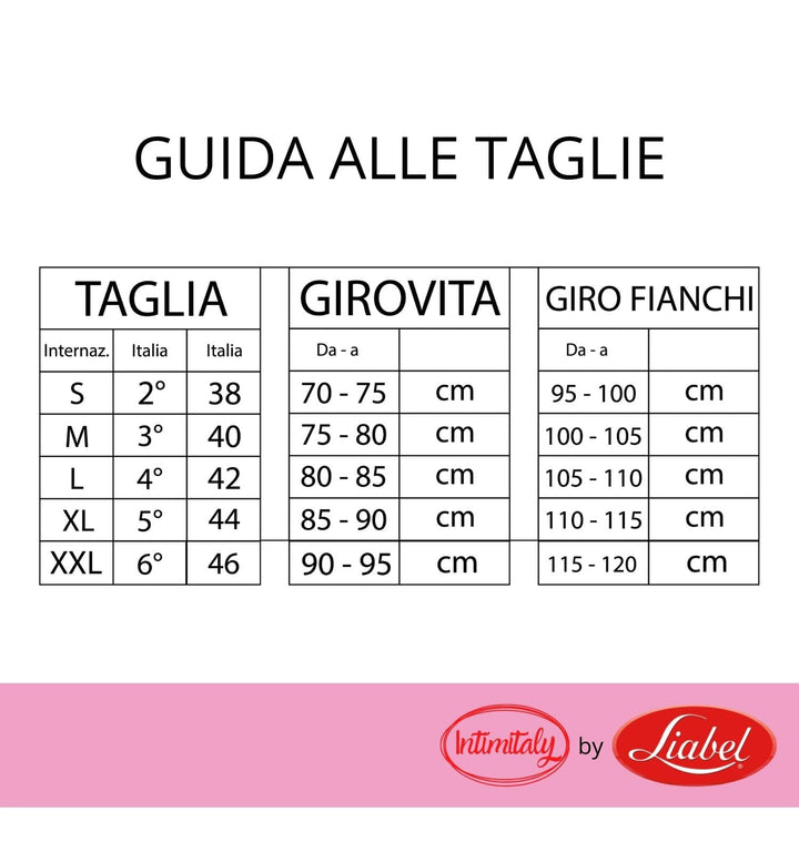 Liabel 6 Mutande Slip da Donna in Cotone Vita Alta Donna Art. T25