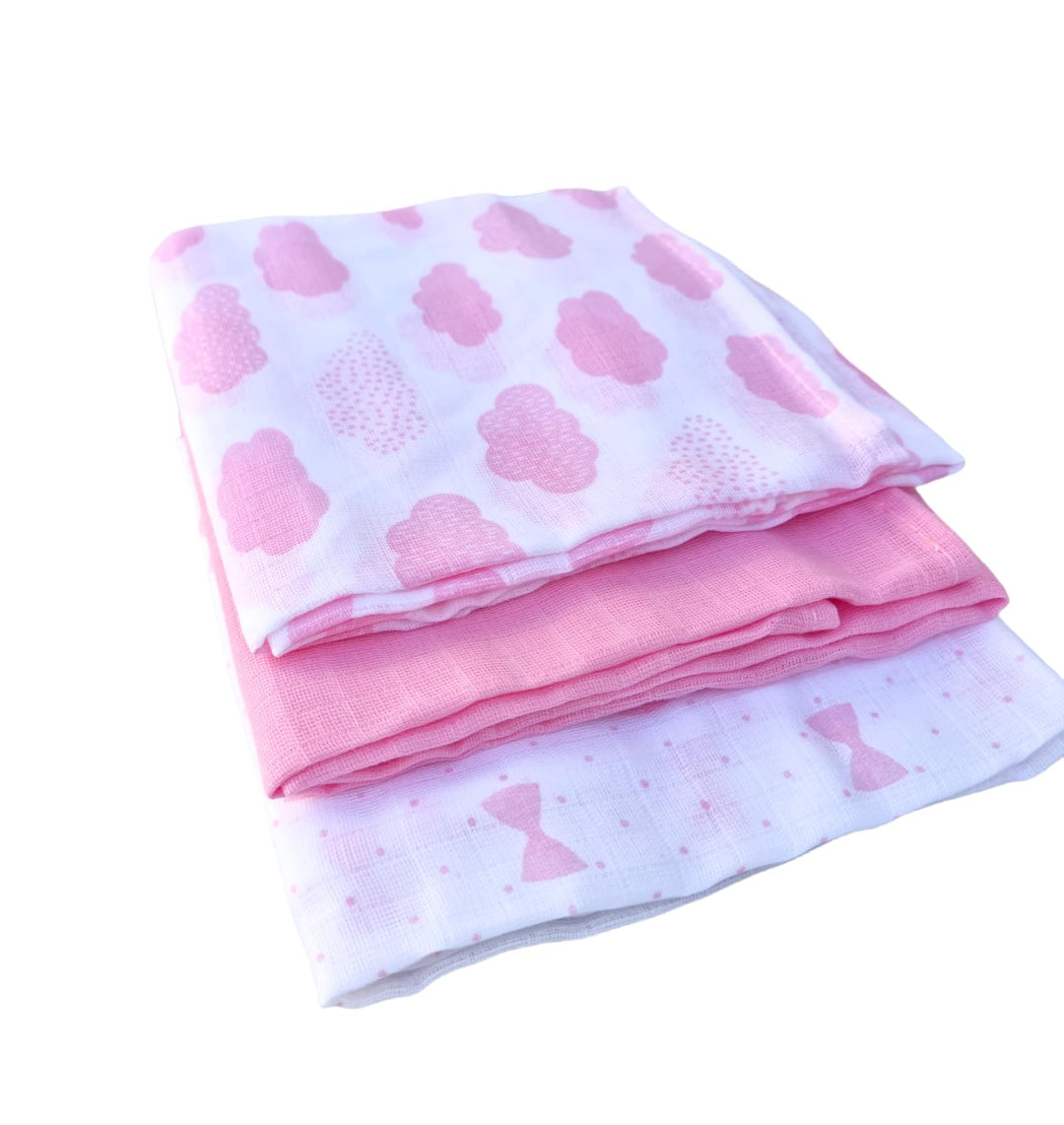 ELLEPI Mussole Neonato in Cotone e Bamboo - Set Completo per Nascita e Bagnetto - Cassaniti