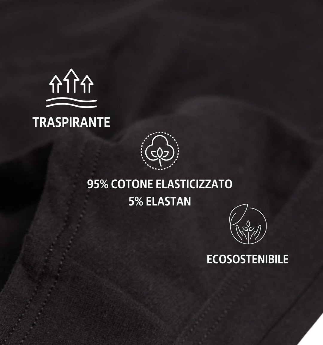 Liabel 6 Mutande Slip da Donna in Cotone Vita Alta Donna Art. T25