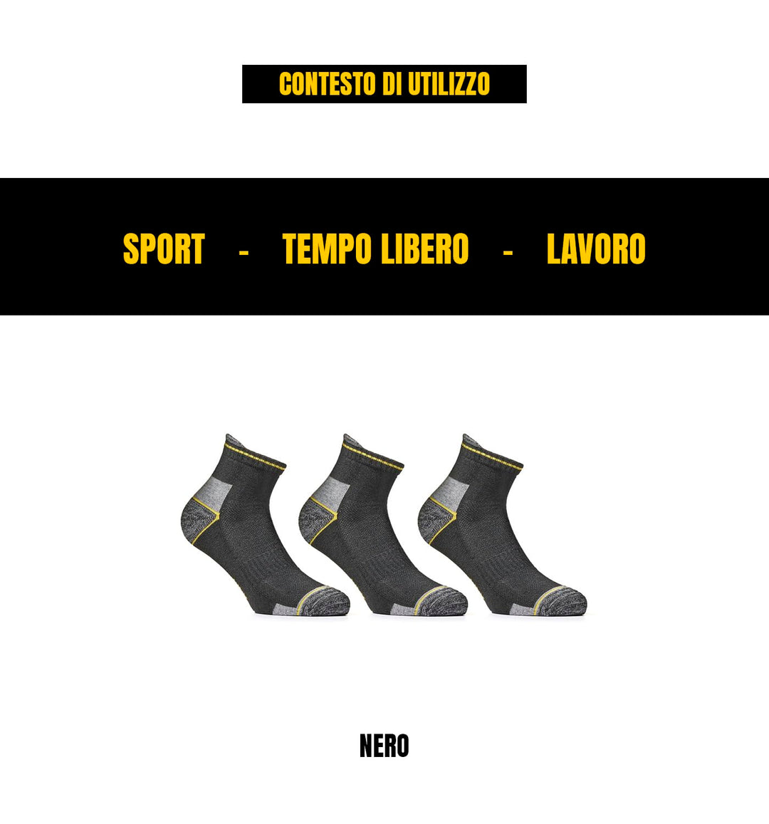 WRK Calza cortissima Anti-Infortunistica art.04 - Cassaniti