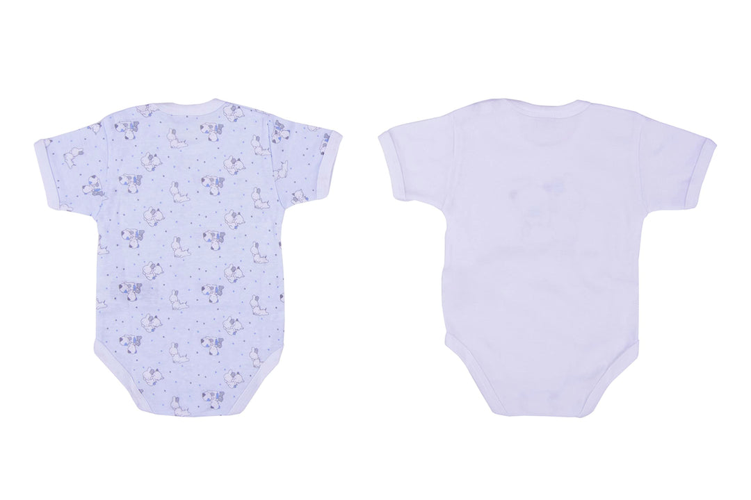 ELLEPI Body in Cotone Leggero per il Tuo Bambino, Fantasia Variabile, Confezione 2 Pz - Cassaniti